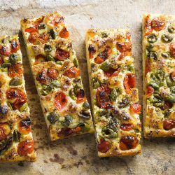 Tomato-Olive-Focaccia Tomato-Olive-Focaccia